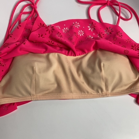 Victoria’s Secret PINK hot pink bikini top size medium - Picture 6 of 9